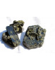 Dragonstones-Epidot-Magnetit-Schamanen-Energie-Kristalle (hochenergetisches-Paar) (Transformationsenergie)