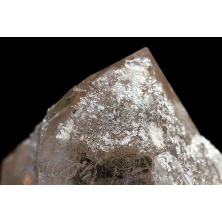 Skelettierter Bergkristall-mit Kathedralwuchs-Rainbow-Krater-Krieger- Zeitsprung-Energie-Kristall