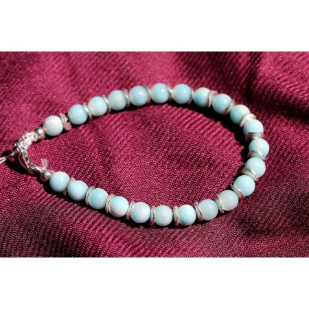 Larimar-Energie-Armband (Atlantisstein)