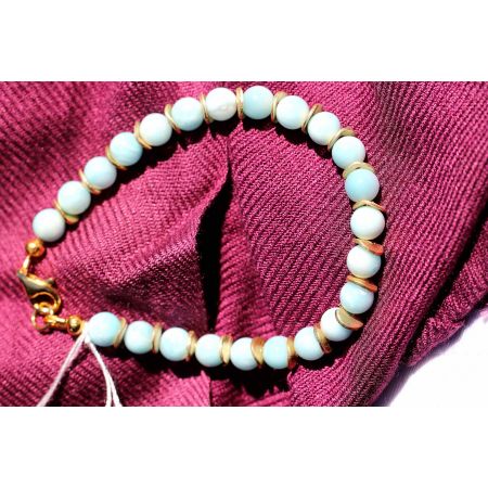 Larimar-Energie-Armband (Atlantisstein)