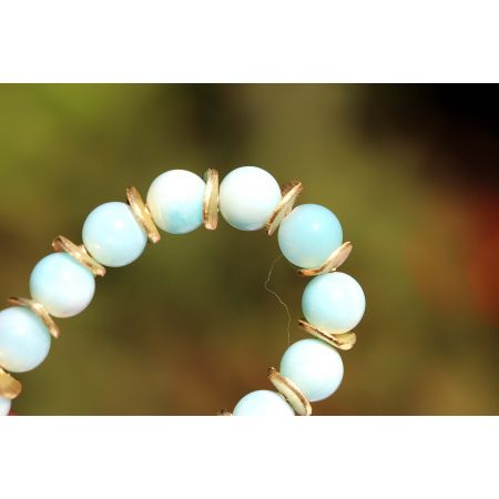 Larimar-Energie-Armband (Atlantisstein)