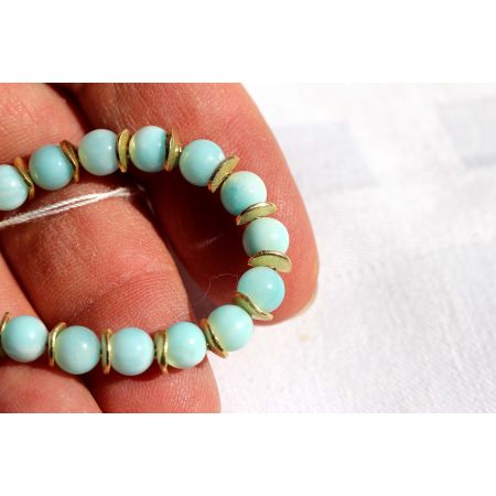 Larimar-Energie-Armband (Atlantisstein)