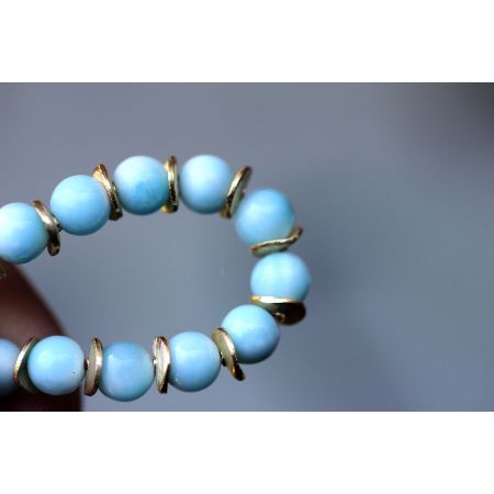 Larimar-Energie-Armband (Atlantisstein)