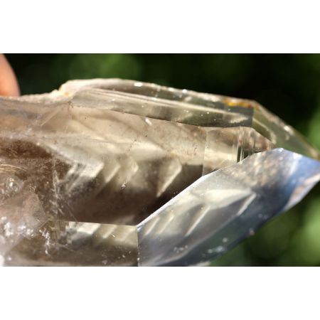 Bergkristall Doppelender Phantom Energie Kristall (göttliches Licht)