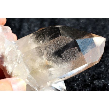 Bergkristall + Centerquarz-ISIS-Fenster-Krater-Zeitsprung-Trigger-Energie-Kristallstufe (Klarheit und Licht in Geist und Seele)