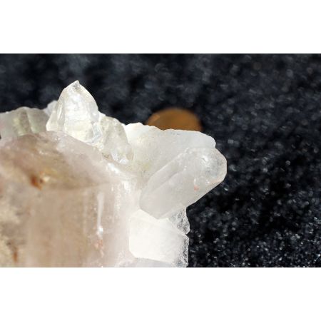 Bergkristall + Centerquarz-ISIS-Fenster-Krater-Zeitsprung-Trigger-Energie-Kristallstufe (Klarheit und Licht in Geist und Seele)