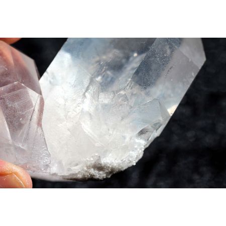 Bergkristall-Mutter+Kind-Krater-Energie-Kristallstufe (Klarheit und Licht in Geist und Seele)