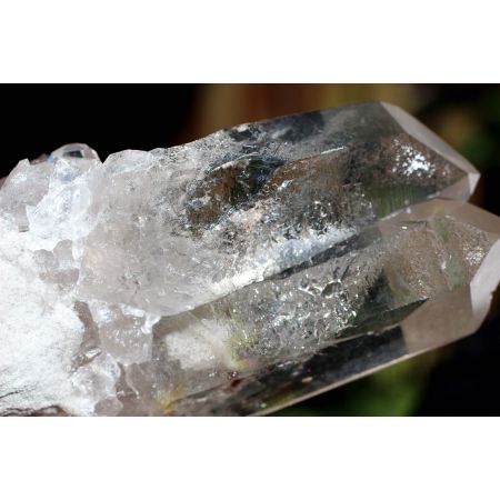 Bergkristall-Zwillinge-DEVA-Krater-Trigger-Fenster-Energie-Kristallstufe (Klarheit und Licht in Geist und Seele)