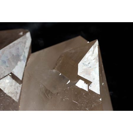 Bergkristall-mehrfach DOE-Schwimmer-Schöpfer-2xISIS-Trigonic-E.-Kristallstufe