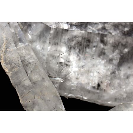 Skelettierter Bergkristall-DOE-Rutil-M+K-Zeitsprung-Energie-Kristallstufe (Der Große Heiler)
