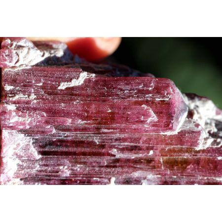 Rubellit/Wassermelone-Schamanen-Energie-Kristallaggregat (das Paradies im Herzen)