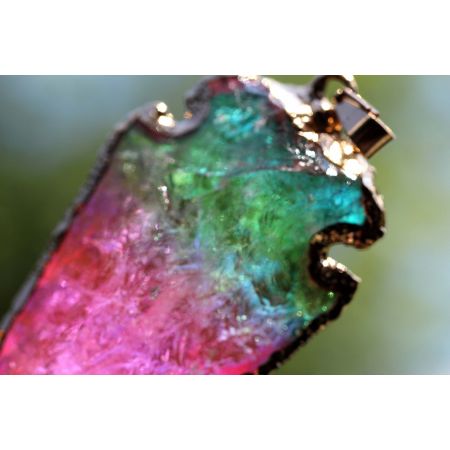 Aqua Aura-Rainbow-Energie-Kristallhängerspitze