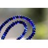 Korund Var.Saphir, blau-Rondelle-Energie Kette (innere Ruhe, Reinigungsprozeß)