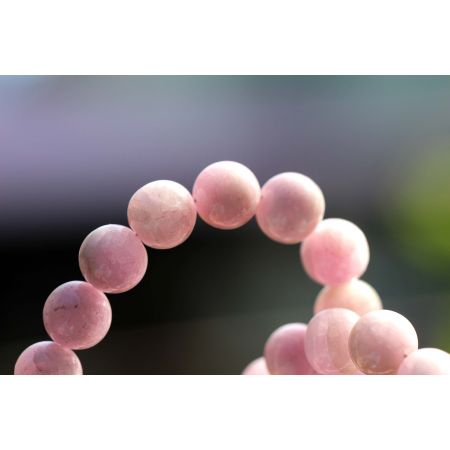 Kunzit Kugeln-Energie-Kette  (Erleuchtung)
