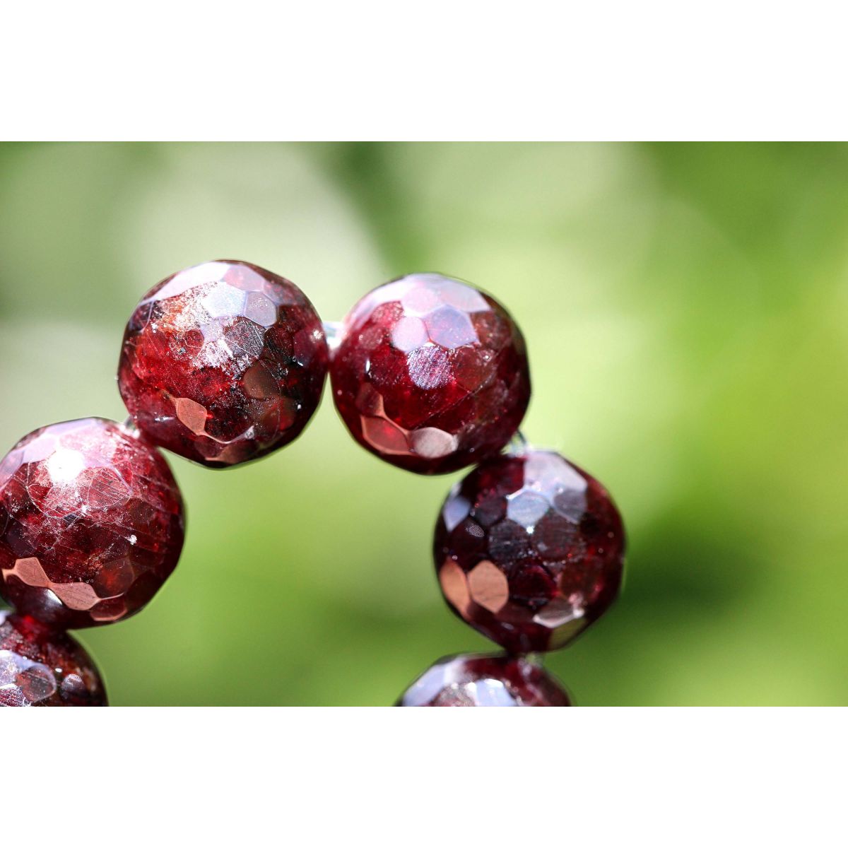 Granat - Energie - Armband (Erdung / Lebenssinnfindung)