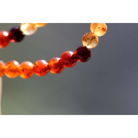 Granat Var. Hessonit-Energie-Kette (Urkraft und Selbstvertrauen)