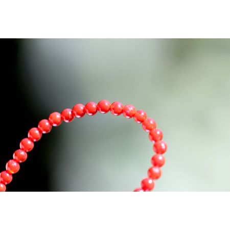 Granat Mini-Kugeln-Energie-Armband (Erdung / Lebenssinnfindung)