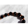 Onyx-Kugel, facettiert-Energie-Armband (Lebensfreude)