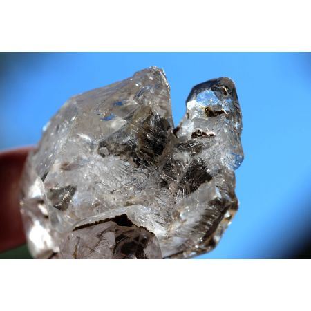 Elestial Bergkristall-Trigonic-Doppelender-Zeitsprung-Schwimmer-Energiekristall (Klarheit und Licht in Geist und Seele)