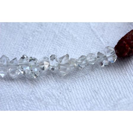 Korund Var. Rubin + Herkimer Diamanten-Schamanen-Energiearmband (erhellt die Seele)