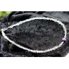 Herkimer Diamanten + Charoit-Kugel Schamanen-Energie-Kette (Der kraftvolle Heiler im mentalen Leben)
