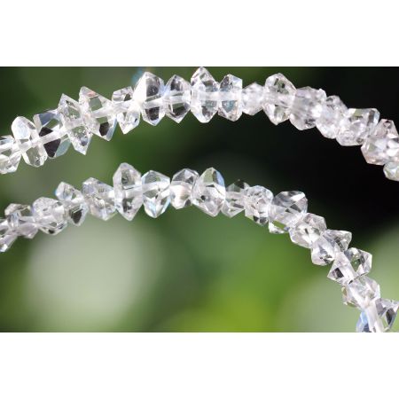 Herkimer Diamanten + Charoit-Kugel Schamanen-Energie-Kette (Der kraftvolle Heiler im mentalen Leben)