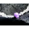 Herkimer Diamanten + Charoit-Kugel Schamanen-Energie-Kette (Der kraftvolle Heiler im mentalen Leben)