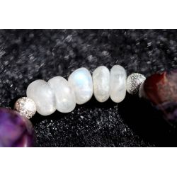 Sugilith Blue Moonstone Energie Armband (Konfliktlöser)