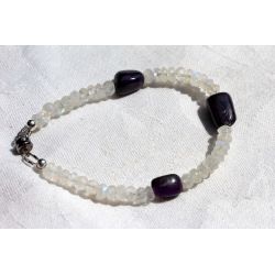 Sugilith Blue Moonstone Energie Armband (Konfliktlöser)