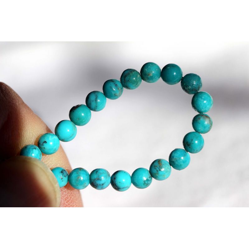 Türkis-Mini-Kugeln-Schamanen-Energiearmband (Vollkommenheit auf allen Ebenen)