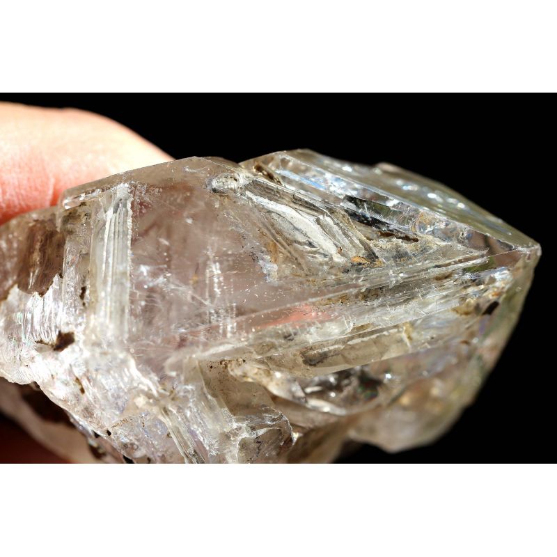 Elestial Bergkristall-Doppelender-Trigonic-Schwimmer-Energiekristall (Klarheit und Licht in Geist und Seele)