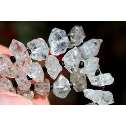 Herkimer Diamanten+Spinell-Schamanen-Energie-Kette  (Erdung / innere Ruhe)