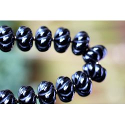 Onyx-segmentierter Zwiebelschliff-Schamanen-Energie-Kette (Lebensfreude / Stein der Stärke / Begleitung ins Jenseits)