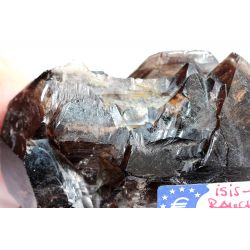 Skelettierter Rauchquarz-Elestial-ISIS-DOE-Schwimmer-Energiekristall-Zinnenstufe (Schutz bei geistiger Öffnung)