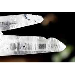 Bergkristall - Tantrische Zwillinge Energie Kristallstufe ( göttliches Licht )
