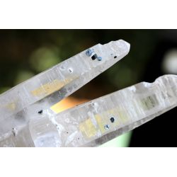 Bergkristall - Tantrische Zwillinge Energie Kristallstufe ( göttliches Licht )