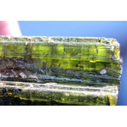 Turmalin-Var. Verdelith, grüner Turmalin-Schamanen-Energie-Kristallaggregat (Heilung-Hoffnung-Stärke)