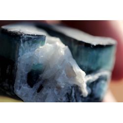 Turmalin Var. Indigolith-blauer Turmalin-Energie-Kristall (Gottes Geschenke enden nie)