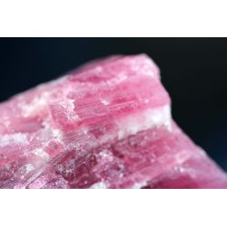 Turmalin-Var. Rubellit + Quarz-Schamanen-Energie-Kristall (das Paradies im Herzen)