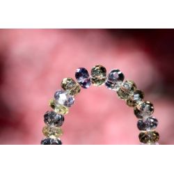 Ametrinrondelle, facettiert-Schamanen-Energie-Armband (geistige Reinigung)