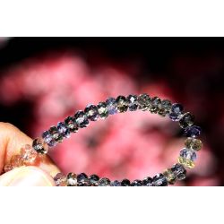 Ametrinrondelle, facettiert-Schamanen-Energie-Armband (geistige Reinigung)