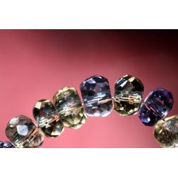 Ametrinrondelle, facettiert-Schamanen-Energie-Armband (geistige Reinigung)