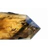 Citrin-Verdelith / Indigolith-Doppelender-DEVA-Krater-Energie-Kristallstufe (Schule der Einweihung)