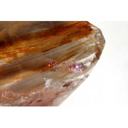 Amphibol - Quarz - DEVA-Rainbow - Engelsphantom - Krater - Energie-Kristall (das Flüstern der Engel) extrem selten