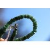 Beryll Varietät Smaragd (grüner Beryll) Walzen-Energie Kette (Göttliche Eingebungen)