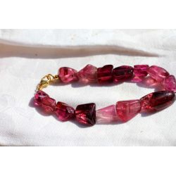 Turmalin-Var. Rubellit-Schamanen-Energie-Kristallarmband (das Paradies im Herzen / Tanz der Freude) super selten!