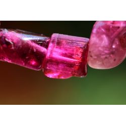 Turmalin-Var. Rubellit-Schamanen-Energie-Kristallarmband (das Paradies im Herzen / Tanz der Freude) super selten!