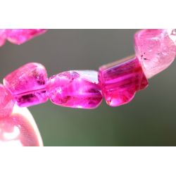 Turmalin-Var. Rubellit-Schamanen-Energie-Kristallarmband (das Paradies im Herzen / Tanz der Freude) super selten!