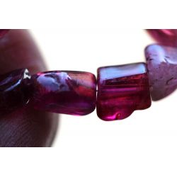 Turmalin-Var. Rubellit-Schamanen-Energie-Kristallarmband (das Paradies im Herzen / Tanz der Freude) super selten!