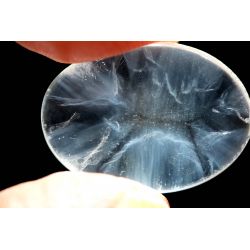 Trapiche-Salazarit-Quarz-Super-Phantom-Energie-Oval-Kristall (Der Schritt in die Glücklichkeit) extrem selten
